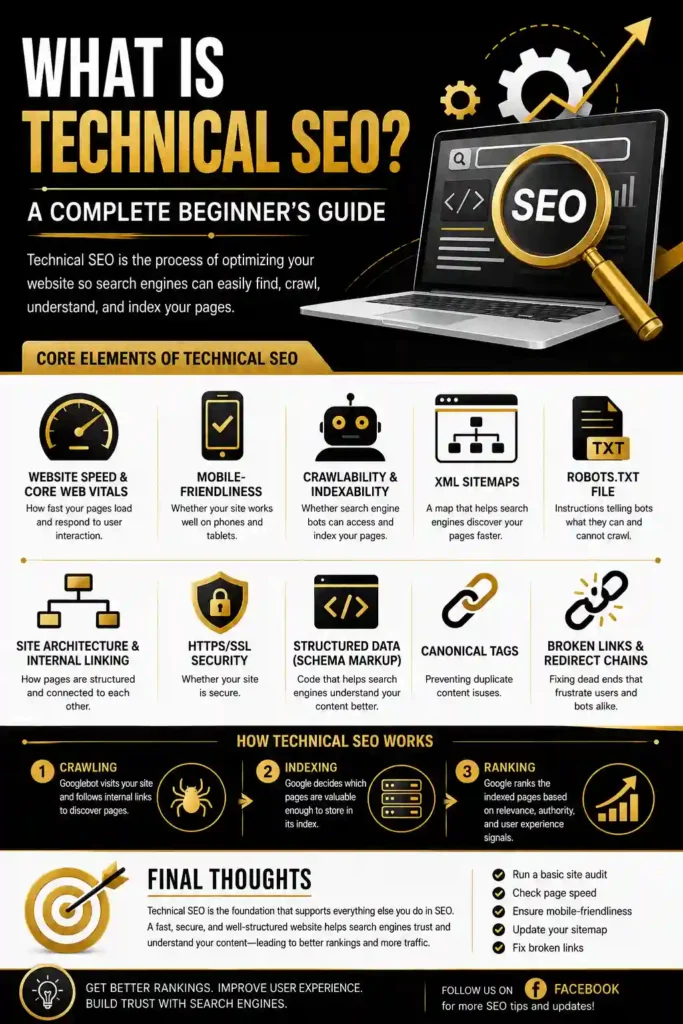What is Technical SEO | Complete Guide for Beginners 

